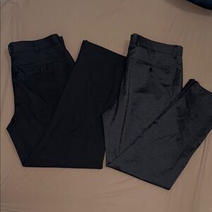 Men's Black and Gray Pants